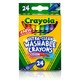 绘儿乐（Crayola）绘画工具 画笔 diy玩具 儿童文具 24色可水洗美术工具蜡笔 52-6924 *2件