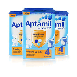 Aptamil 英国爱他美 婴儿奶粉 4段 800克/罐 3罐装 2-3岁 *9件