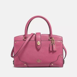 COACH 蔻驰 Grain Leather Mercer 24 Satchel 女士斜挎包