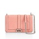 REBECCA MINKOFF GEO QUILTED LOVE 女士单肩链条包