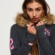 Superdry 极度干燥 Track & field Super Trac Zip Hoodie 女士毛领连帽夹克