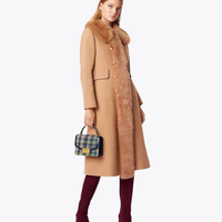 TORY BURCH 汤丽柏琦 CELESTE 女士长款羊毛大衣