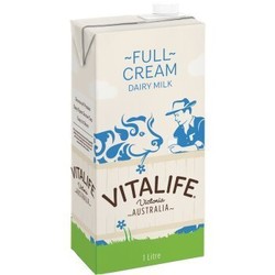 维纯 Vitalife 全脂UHT牛奶1箱 1Lx12 盒