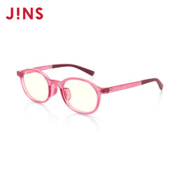 睛姿JINS眼镜防蓝光辐射电脑护目镜TR90轻镜框儿童FPC17A104 104 粉红色 *2件