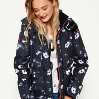  Superdry 极度干燥 Printed Hooded Arctic Pop Zip 女款连帽防风外套