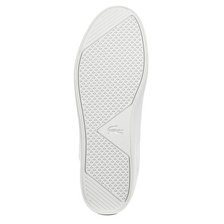 LACOSTE 拉科斯特 Straightset SPT 116 1 男士真皮运动板鞋 白色 UK9