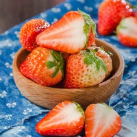 易果生鲜 昌平小汤山红颜草莓 (400g以上/盒)