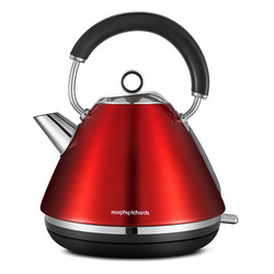 Morphy Richards 摩飞 家用不锈钢电热水壶/电水壶 MR7076A 1.5L/双色可选 颜色：红色