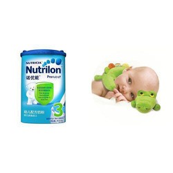 Nutrilon 诺优能 3段幼儿配方奶粉(12-36个月)800g *2 (荷兰原装进口)   (赠费雪 鳄鱼仔护枕)