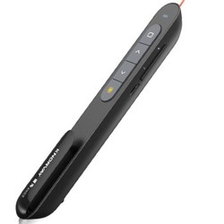 诺为(KNORVAY)N76C 翻页笔激光笔翻页器 投影笔 电子笔 遥控笔 充电式 黑色