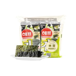 海牌 韩国进口 海苔 芥末味 2克*8袋 *2件