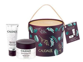 CAUDALIE 欧缇丽 护肤套装 葡萄籽身体乳霜225ml+葡萄籽护手霜30ml