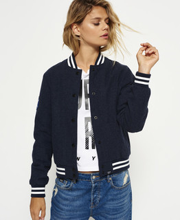 Superdry 极度干燥 Varsity 女士夹层棒球夹克