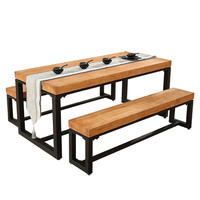 现代简约美式实木餐桌 120*60*75cm