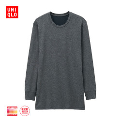 UNIQLO 优衣库 HEATTECH EXTRA WARM 172763 男士圆领T恤