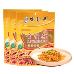 博鸿小菜 金针菇 70g*3包 下饭菜泡菜 调料调味品 *5件