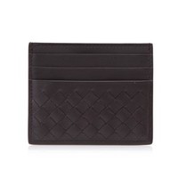 Bottega Veneta Intrecciato 经典真皮编织卡夹