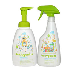 BabyGanics 甘尼克宝贝 玩具桌椅清洁剂+餐具奶瓶清洁剂套装
