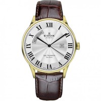 EDOX 依度 Les Vauberts系列 83010-37J-AR 男款机械表