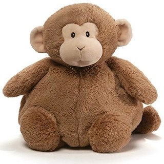GUND 胖嘟嘟猴子 毛绒玩具（10英寸、25cm）