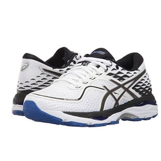 ASICS 亚瑟士 GEL-CUMULUS 19 次*级缓震跑鞋 白色/黑色/蓝色紫色 35