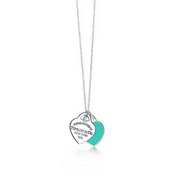 TIFFANY & Co Return to Tiffany系列 27125107 纯银双心型项链