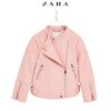 秋冬折扣 ZARA  童装女童 人造皮夹克 03791703620 299元
