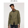 ZARA   男装 补丁装饰军装款衬衫外套 07545381505 139元
