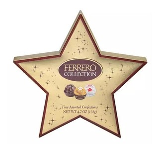 FERRERO ROCHER 费列罗 Star Gift Box 混合口味巧克力礼盒 132g