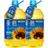 美临 葵花籽油 脱壳压榨 食用油 家庭装 4L*1桶 *2件 89.9元（合44.95元/件）