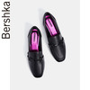 Bershka 女鞋 2017新款黑色平底鞋单鞋学院风乐福鞋 15313231040 89元