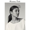 秋冬折扣 Massimo Dutti 女装 蕾丝镶边饰拼接 T 恤 06802659251 90元