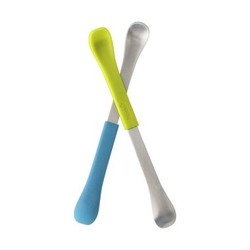  boon Swap Baby Utensils 二合一双头软硬喂养勺