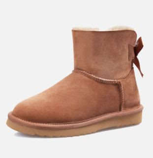 UGG australia 新款单蝴蝶结短筒靴