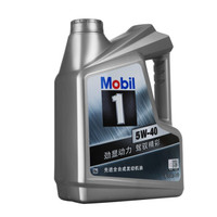 Mobil 美孚 美孚1号 SN 5W-40 全合成机油 4L