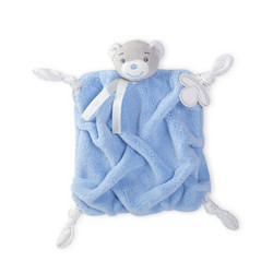 卡鲁熊(kaloo)轻柔系列婴儿蓝色熊安抚巾 安抚