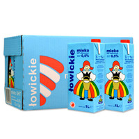 限地区：Lowicz 罗兹姑娘 波兰进口 全脂牛奶 1L*12盒*2件＋凑单红印黑糖 500g