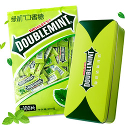 DOUBLEMINT 绿箭口香糖 原味薄荷味 100片袋装