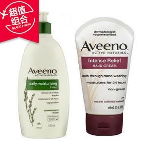 Aveeno 艾维诺纯天然燕麦全天候保护保湿润肤乳液 532ml+强效保湿手霜 100g