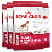 ROYAL CANIN 皇家 中型犬成犬粮 12月龄以上 4kg*4包