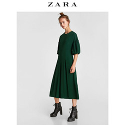 ZARA 女装 叠层装饰带袖连体裤 08508840500