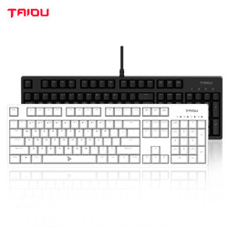 钛度 TKM320 电竞机械键盘游戏104键樱桃cherr