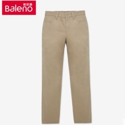 Baleno 班尼路 38642017K21 男款纯色休闲裤