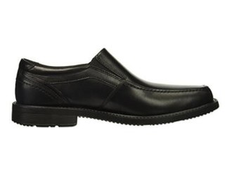 ROCKPORT 乐步 Style Crew Moc Toe 男士休闲皮鞋 Black UK7.5