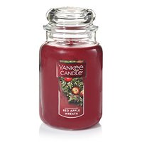 中亚Prime会员：Yankee Candle Red Apple Wreath 扬基香薰无烟蜡烛 大瓶装 623g *2件