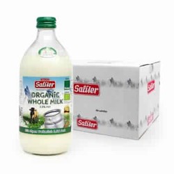 德国 进口牛奶 赛力特（Saliter）阿尔卑斯有机全脂纯牛奶500ml*6瓶