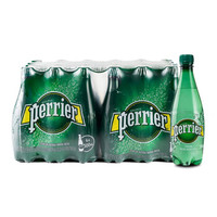 perrier 巴黎水 气泡矿泉水 原味/青柠/柠檬味 塑料瓶装 500ml*24瓶