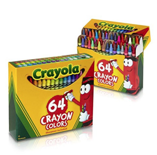 Crayola 绘儿乐 彩色蜡笔 64支*2盒装