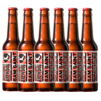 Brewdog 酿酒狗 凌晨5点 圣徒红色艾尔啤酒 5AM 330ml*6瓶 *2件