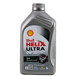 Shell 壳牌 Helix Ultra 超凡灰喜力 0W-20 SN 全合成机油 1L *11件